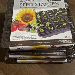 Prefilled Seed Starter Tray with Inserts